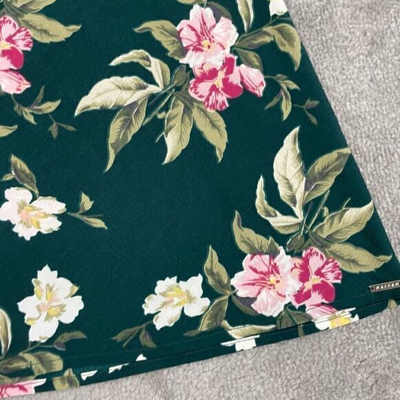 Volcom Women’s Small Green Floral Sleeveless Skate Mini Dress NWOT - Picture 3 of 6